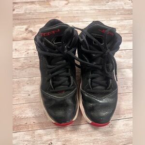 Jordan Kids Shoes Black and Red